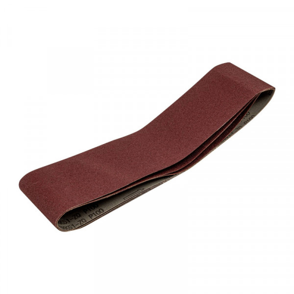 R45-PUL-4X6 Bandas grano 100, para lijadora PUL 4x6, caja con 3 pzas TRUPER | DIHERESA