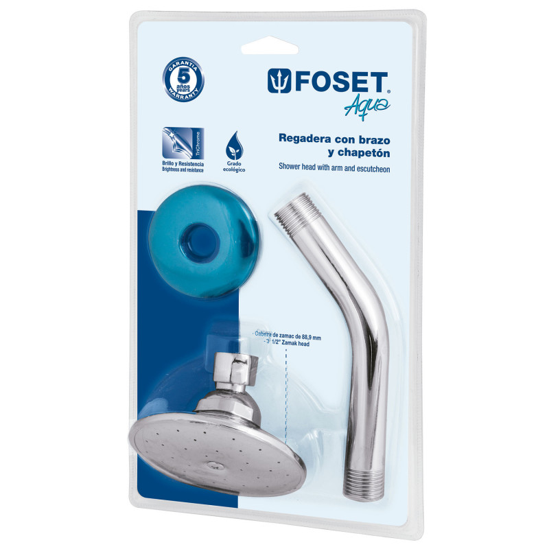 R-504B Regadera redonda, cabeza 3-1/2', Aqua, blister TRUPER | DIHERESA R-504B Regadera redonda, cabeza 3-1/2', Aqua, blister TRUPER | DIHERESA