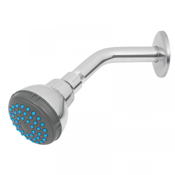 R-506 Regadera redonda, cabeza ABS, 2-1/2', Basic TRUPER | DIHERESA