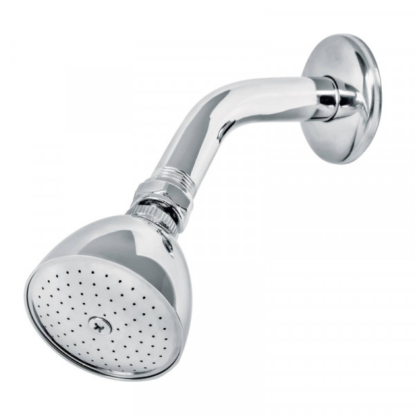 R-509 Regadera cónica, 2-1/2' con brazo y chapetón, Aqua TRUPER | DIHERESA