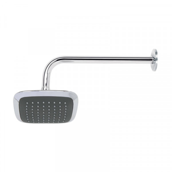 R-510 Regadera redonda, plástica, 6', con brazo, Aero TRUPER | DIHERESA