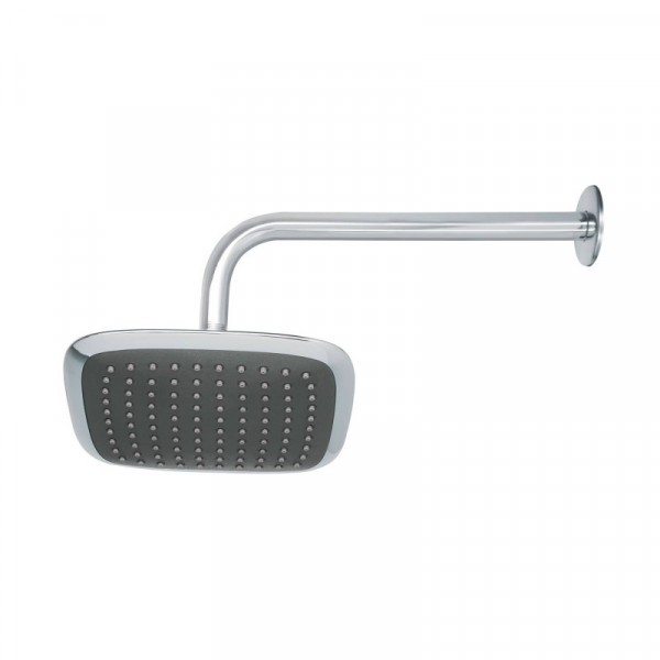 R-511 Regadera cuadrada, plástica, 8', con brazo, Aero TRUPER | DIHERESA