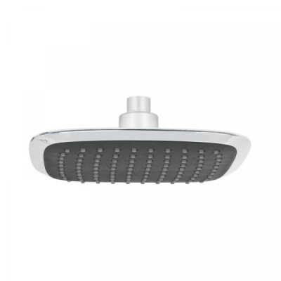 R-511S Regadera cuadrada, plástica, 8', sin brazo, Aero TRUPER | DIHERESA