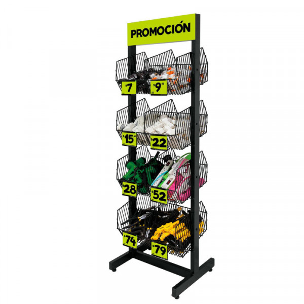 R-BOT Rack botadero, metálico, 4 niveles TRUPER | DIHERESA