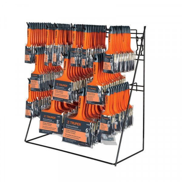 R-BRT-C Rack con brochas de mango plástico TRUPER | DIHERESA