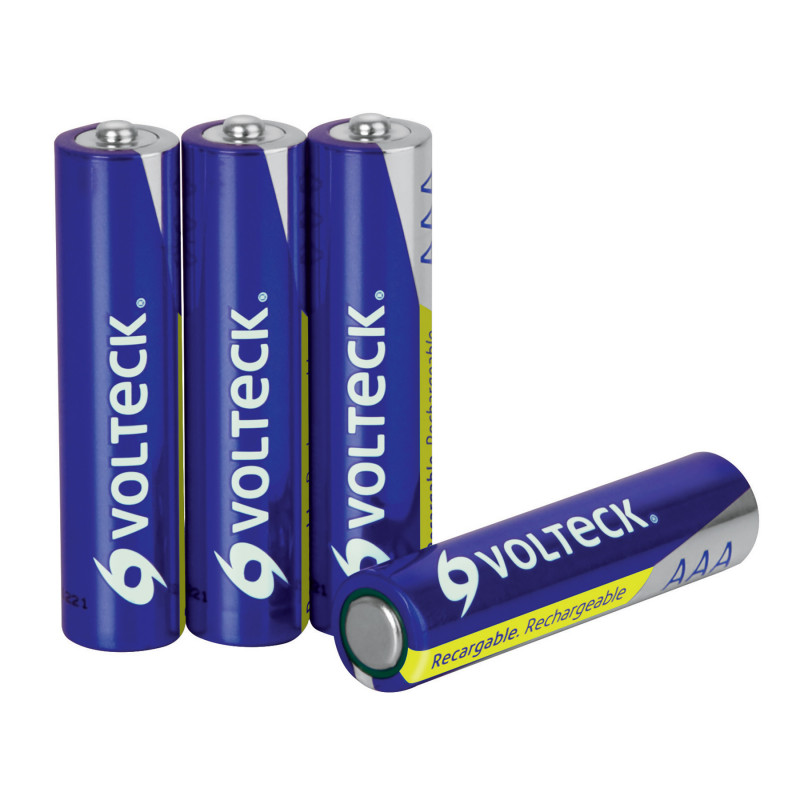RE-AAA2 Pilas recargables, uso general, AAA, 600 mAh, 4 piezas TRUPER | DIHERESA RE-AAA2 Pilas recargables, uso general, AAA, 600 mAh, 4 piezas TRUPER | DIHERESA