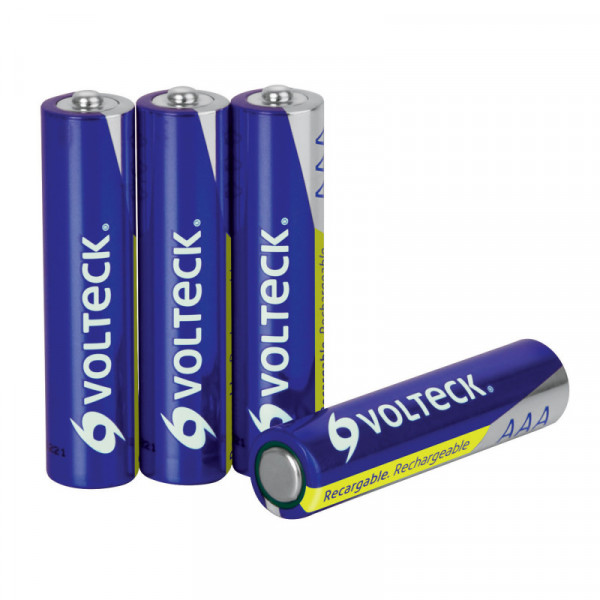 RE-AAA2 Pilas recargables, uso general, AAA, 600 mAh, 4 piezas TRUPER | DIHERESA