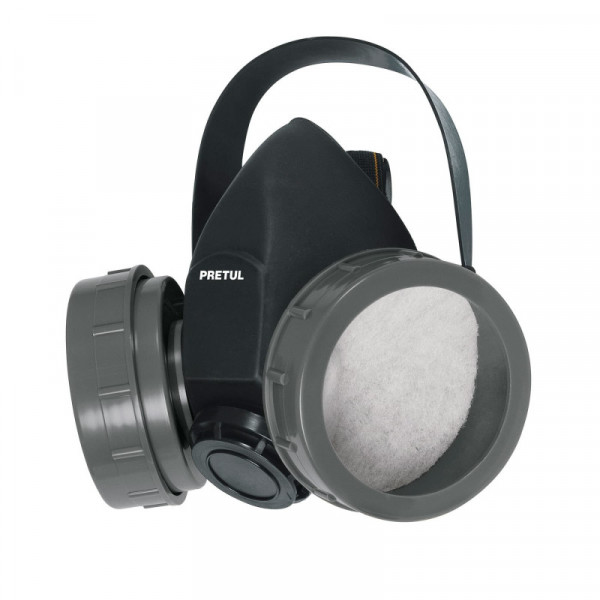 RES-2-P Respirador sin cartucho, 2 filtro, Pretul TRUPER | DIHERESA