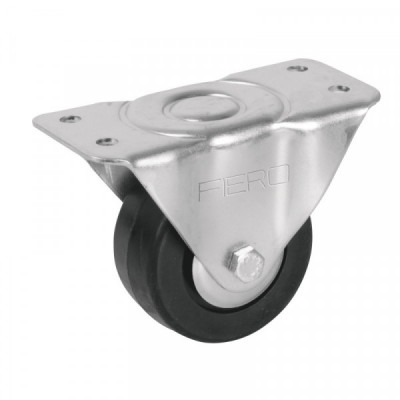 RO-114 Rodaja hule placa fija 3' con balero TRUPER | DIHERESA