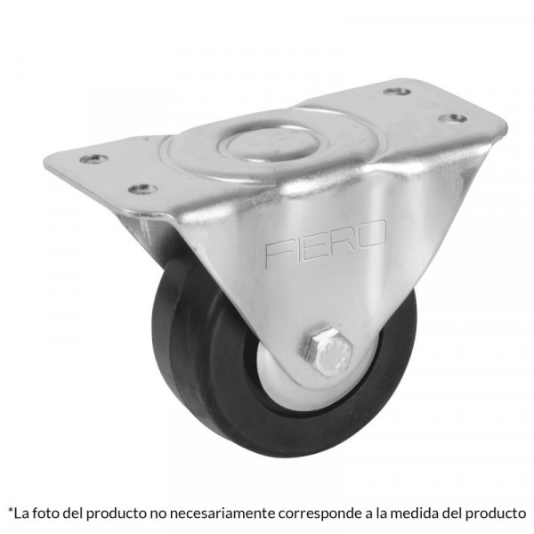 RO-115 Rodaja hule placa fija 4' con balero TRUPER | DIHERESA
