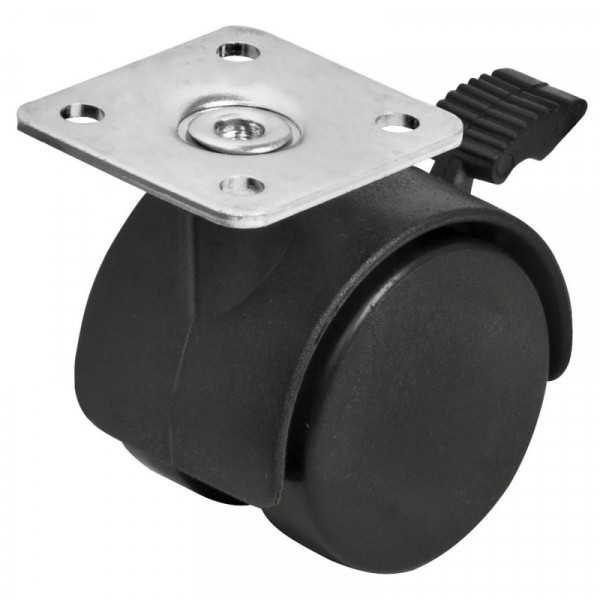 ROYF-40 Rodaja tipo yoyo con freno, 40 mm TRUPER | DIHERESA