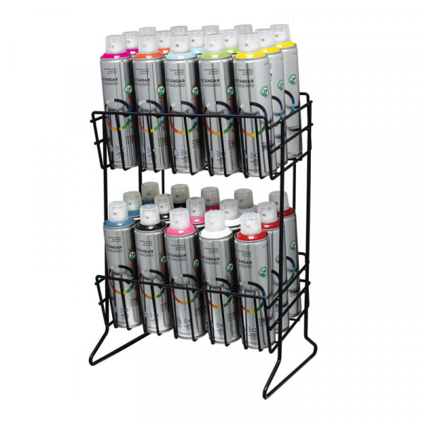 R-PINT-A Rack para 30 pinturas en aerosol TRUPER | DIHERESA