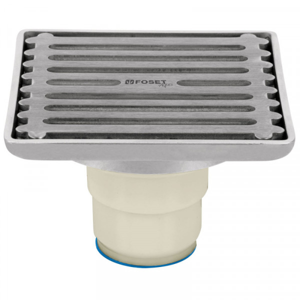 RS-701 Resumidero acero inoxidable, cuadrado, 4x4', Aqua TRUPER | DIHERESA