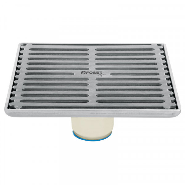 RS-702 Resumidero acero inoxidable, cuadrado, 6x6',Aqua TRUPER | DIHERESA