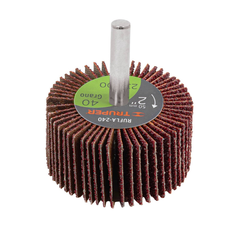 RUFLA-240 Rueda flap de 2', grano 40 TRUPER | DIHERESA
