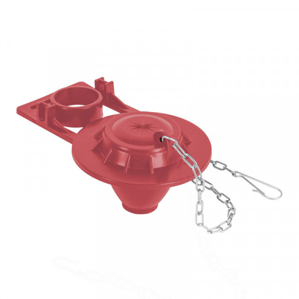 SA-007 Sapo para WC, silicona azul ajustable, cadena inoxidable, 2' TRUPER | DIHERESA