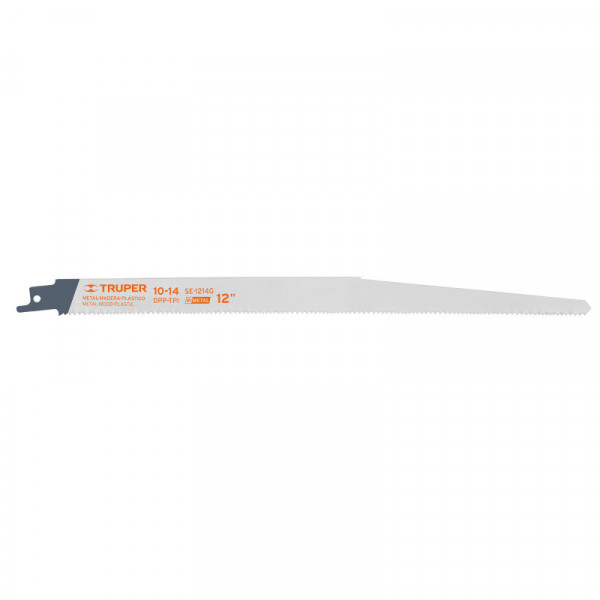SE-1214G Segueta sierra sable, 12', 10-14 DPP, cónica, usos generales TRUPER | DIHERESA