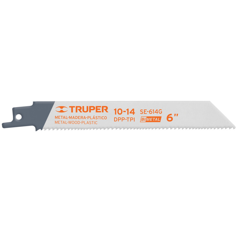 SE-614G Segueta sierra sable, 6', 10-14 DPP, recta, usos generales TRUPER | DIHERESA SE-614G Segueta sierra sable, 6', 10-14 DPP, recta, usos generales TRUPER | DIHERESA