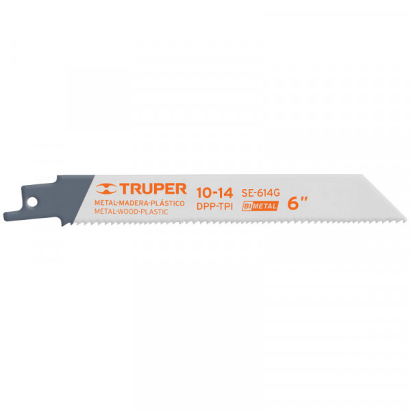SE-614G Segueta sierra sable, 6', 10-14 DPP, recta, usos generales TRUPER | DIHERESA