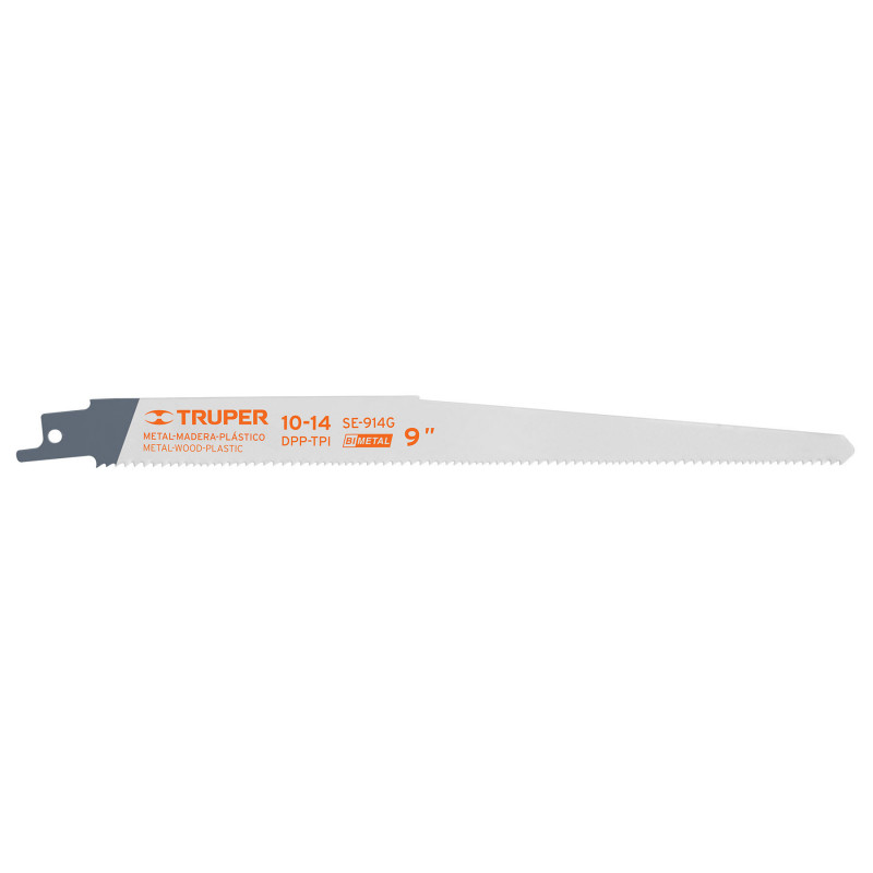 SE-914G Segueta sierra sable, 9', 10-14 DPP, recta, usos generales TRUPER | DIHERESA SE-914G Segueta sierra sable, 9', 10-14 DPP, recta, usos generales TRUPER | DIHERESA
