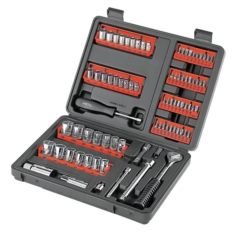 SET-90 Set de puntas y dados, 90 piezas, Pretul TRUPER | DIHERESA SET-90 Set de puntas y dados, 90 piezas, Pretul TRUPER | DIHERESA