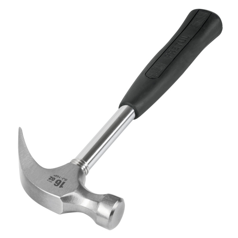 SJ-16P Martillo pulido, 16 oz, uña curva, mango tubular, Pretul TRUPER | DIHERESA SJ-16P Martillo pulido, 16 oz, uña curva, mango tubular, Pretul TRUPER | DIHERESA