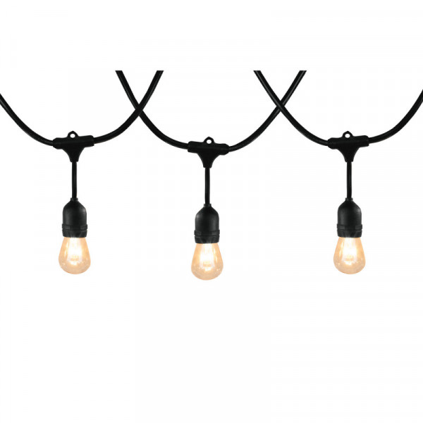 SL-7I Serie de 12 luces incandescentes para exterior, 7.3 m TRUPER | DIHERESA