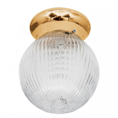 SOB-102S Luminario decorativo latonado, 1X, E26 TRUPER | DIHERESA