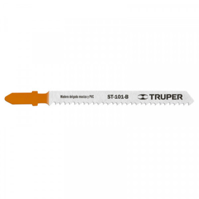 ST-101-B Segueta caladora,cortes rectos madera,zanco t,10dpp,5 pzas TRUPER | DIHERESA