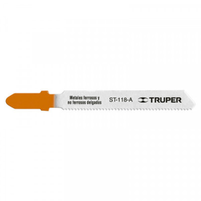 ST-118-A Segueta caladora,cortes rectos metal,zanco t,21 dpp,5 pzas TRUPER | DIHERESA