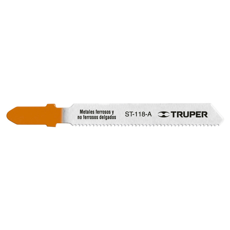 ST-118-A Segueta caladora,cortes rectos metal,zanco t,21 dpp,5 pzas TRUPER | DIHERESA ST-118-A Segueta caladora,cortes rectos metal,zanco t,21 dpp,5 pzas TRUPER | DIHERESA