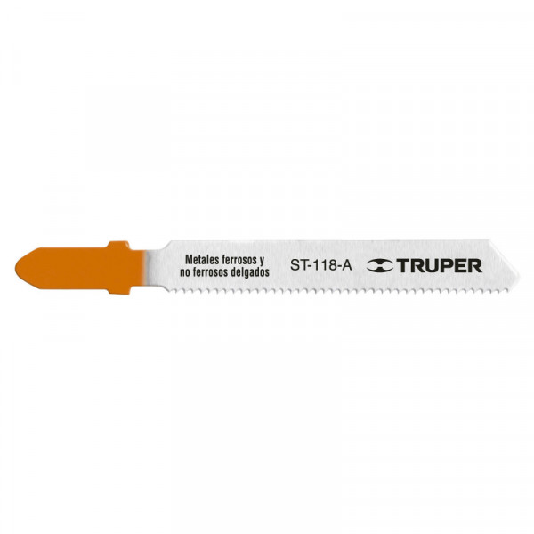 ST-118-A Segueta caladora,cortes rectos metal,zanco t,21 dpp,5 pzas TRUPER | DIHERESA