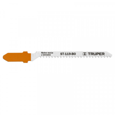 ST-119-BO Segueta caladora,cortes curvos madera,zanco t,12dpp,5 pzas TRUPER | DIHERESA