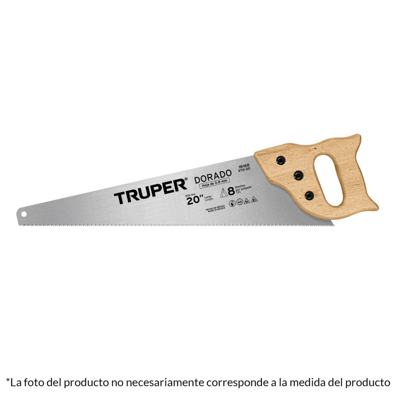 STD-24 Serrucho 24' Dorado, 6 DPP TRUPER | DIHERESA STD-24 Serrucho 24' Dorado, 6 DPP TRUPER | DIHERESA