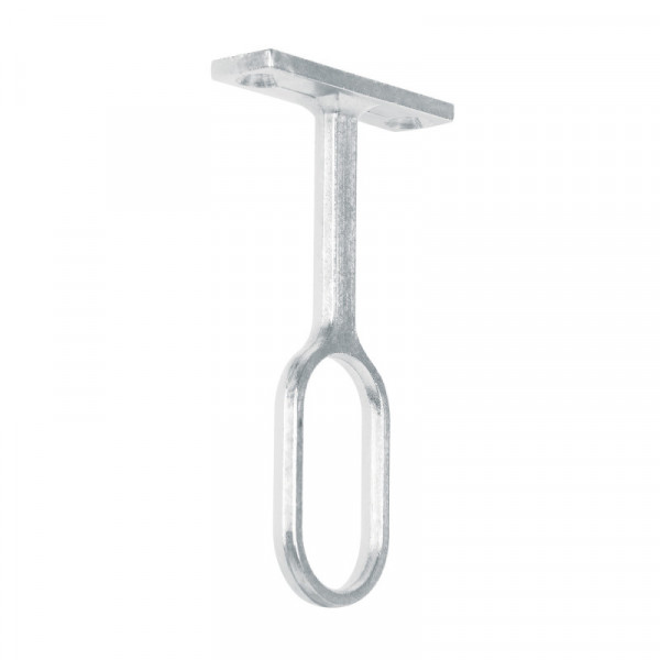 STO-5 Soporte central para tubo ovalado de closet TRUPER | DIHERESA