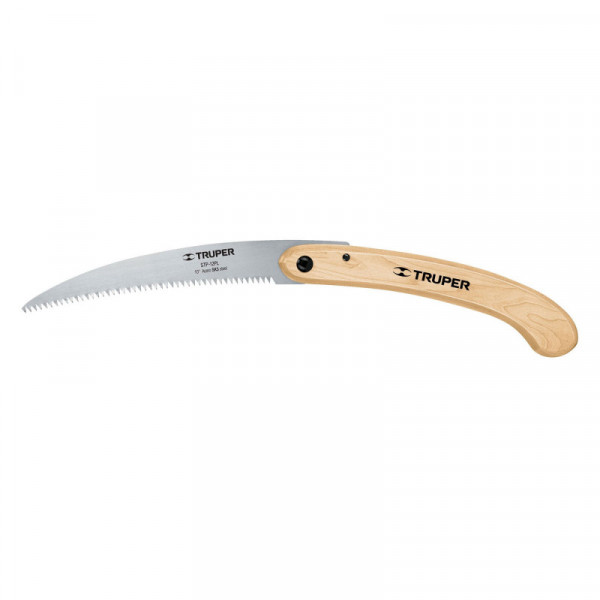 STP-12PL Serrucho de poda 12', plegable, mango de madera, 6 DPP TRUPER | DIHERESA