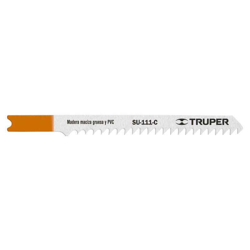 SU-111-C Segueta caladora,cortes rectos madera,zanco u,8dpp,5 pzas TRUPER | DIHERESA SU-111-C Segueta caladora,cortes rectos madera,zanco u,8dpp,5 pzas TRUPER | DIHERESA