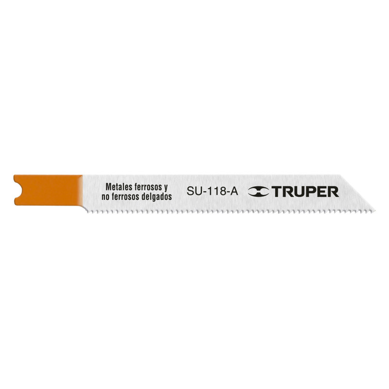 SU-118-A Segueta caladora,cortes rectos metal,zanco u,24dpp,5 pzas TRUPER | DIHERESA SU-118-A Segueta caladora,cortes rectos metal,zanco u,24dpp,5 pzas TRUPER | DIHERESA