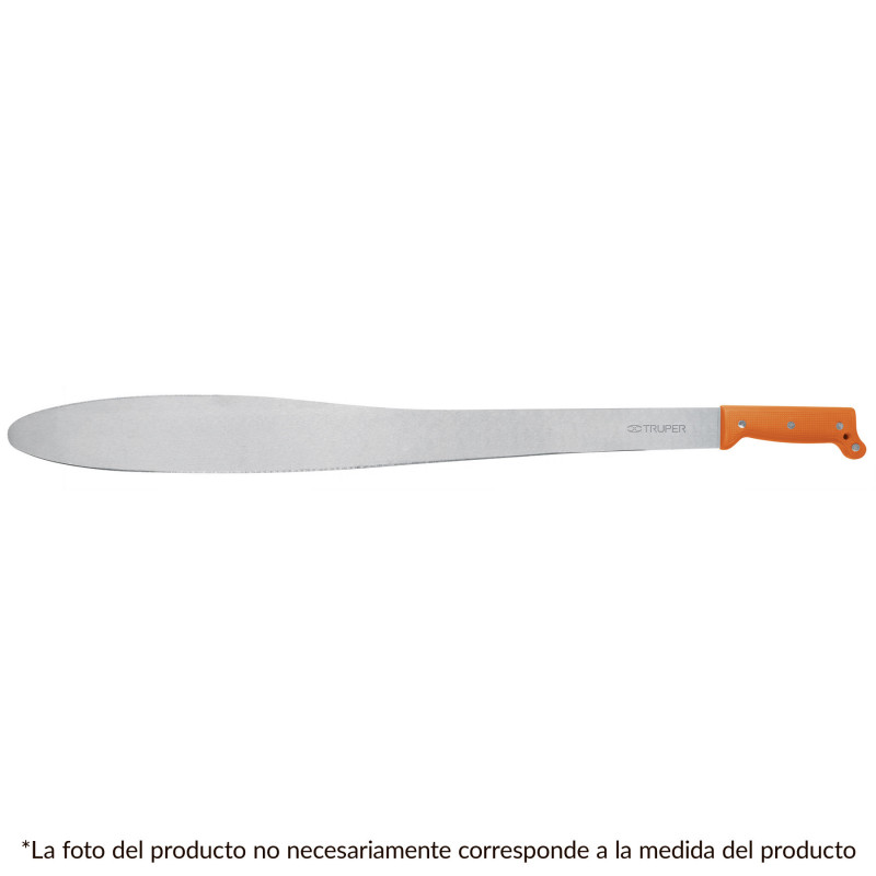 T-1173-24P Machete Caguayano 24' cacha naranja remachada TRUPER | DIHERESA T-1173-24P Machete Caguayano 24' cacha naranja remachada TRUPER | DIHERESA