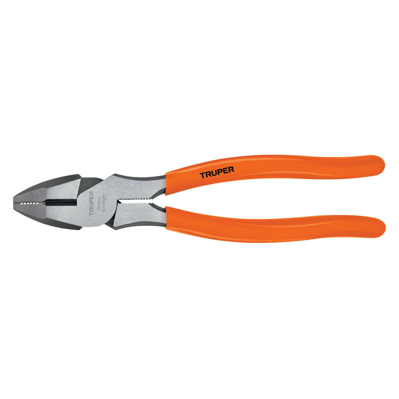 T210-8 Pinza profesional p/electricista 8', alta palanca,mgo vinil TRUPER | DIHERESA T210-8 Pinza profesional p/electricista 8', alta palanca,mgo vinil TRUPER | DIHERESA
