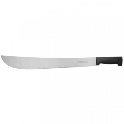 T-460-18BB Machete pulido estándar de 18', cacha negra, en bolsa TRUPER | DIHERESA