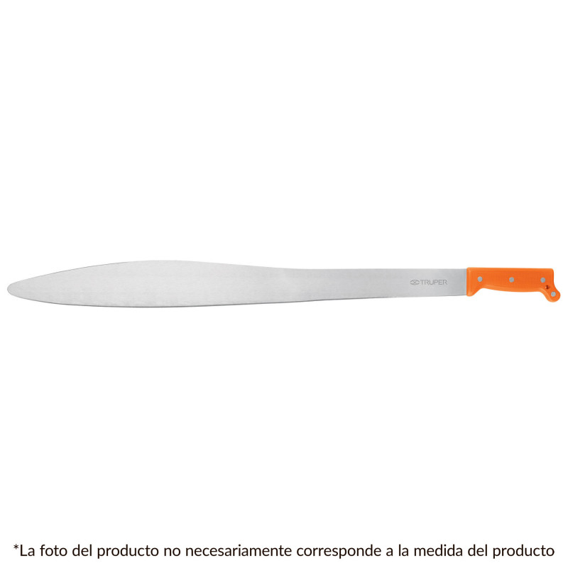 T-905-24P Machete acapulqueño, 24' cacha naranja TRUPER | DIHERESA T-905-24P Machete acapulqueño, 24' cacha naranja TRUPER | DIHERESA
