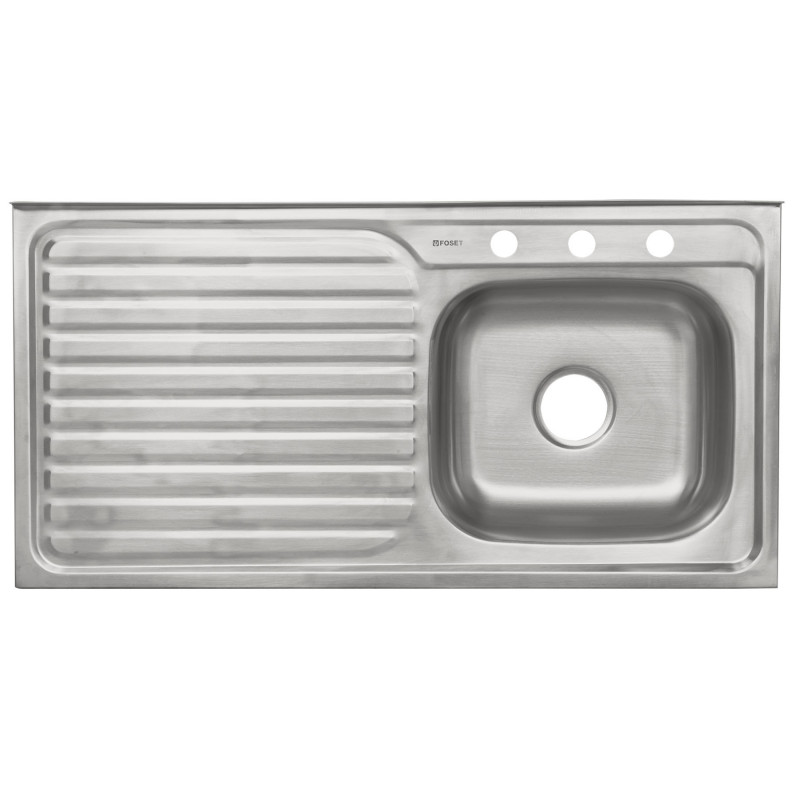 TA-1050D Tarja de sobreponer 100 x 50 cm, tina derecha TRUPER | DIHERESA TA-1050D Tarja de sobreponer 100 x 50 cm, tina derecha TRUPER | DIHERESA