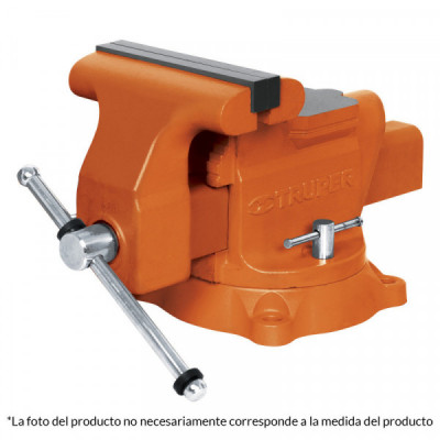 TA-4 Tornillos de banco uso industrial, hierro nodular, 4 pulgadas  TRUPER