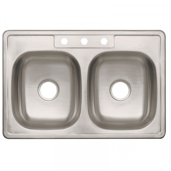TA-842T Tarja de empotrar 84 x 56 x 15 cm, doble tina TRUPER | DIHERESA