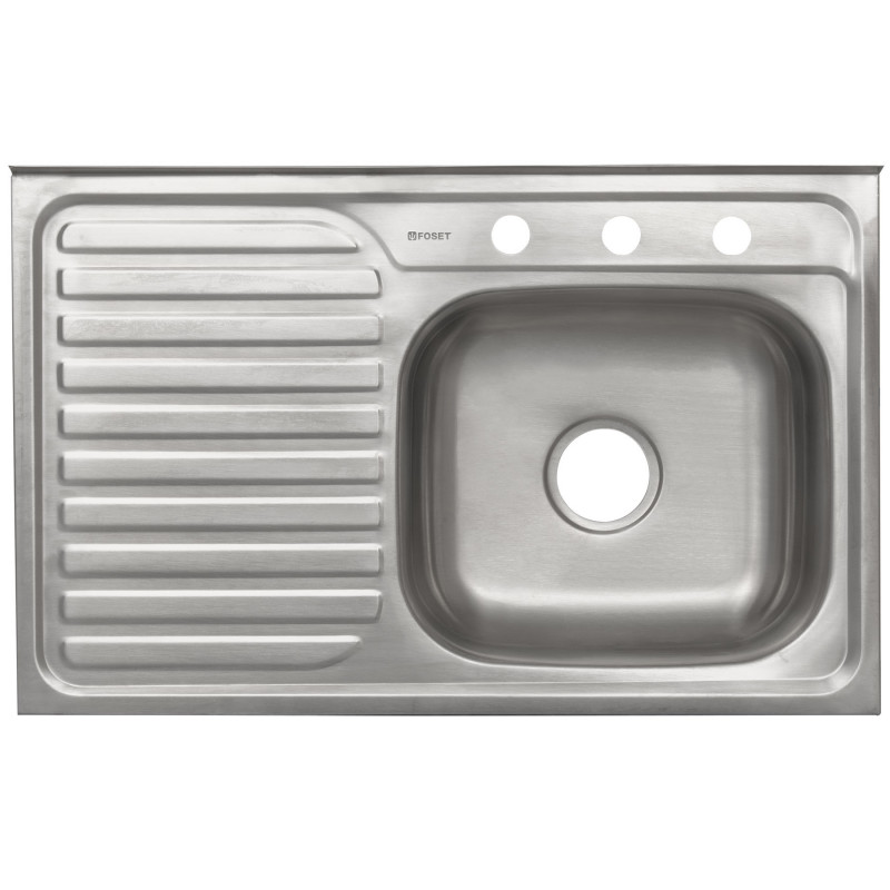 TA-850DB Tarja de sobreponer 80 x 50 cm, tina derecha, Basic TRUPER | DIHERESA TA-850DB Tarja de sobreponer 80 x 50 cm, tina derecha, Basic TRUPER | DIHERESA