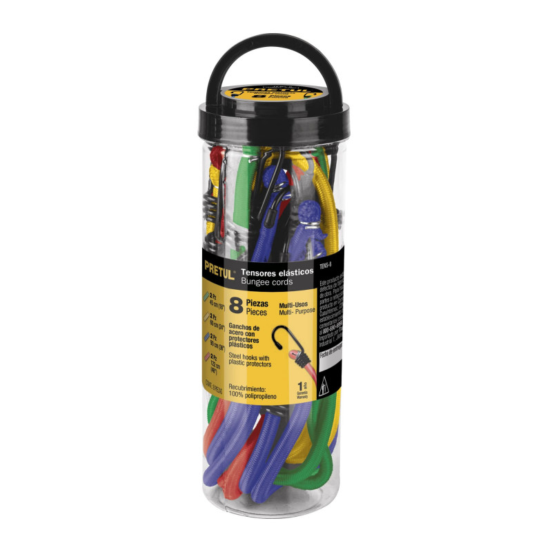 TENS-8 Tensores elásticos, set con 8 piezas, Pretul TRUPER | DIHERESA TENS-8 Tensores elásticos, set con 8 piezas, Pretul TRUPER | DIHERESA