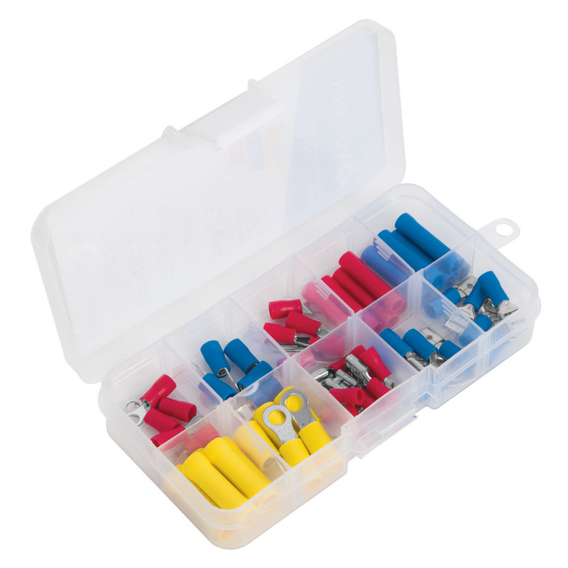 TERA-K55 Terminales aisladas para cable, kit con 55 piezas TRUPER | DIHERESA TERA-K55 Terminales aisladas para cable, kit con 55 piezas TRUPER | DIHERESA