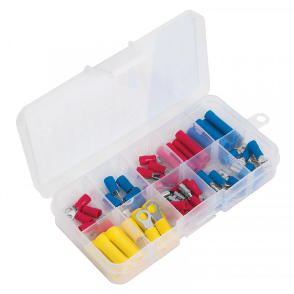 TERA-K55 Terminales aisladas para cable, kit con 55 piezas TRUPER | DIHERESA