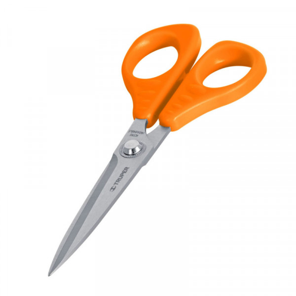 TIOF-6 Tijera para oficina 6-1/2', de acero inoxidable TRUPER | DIHERESA